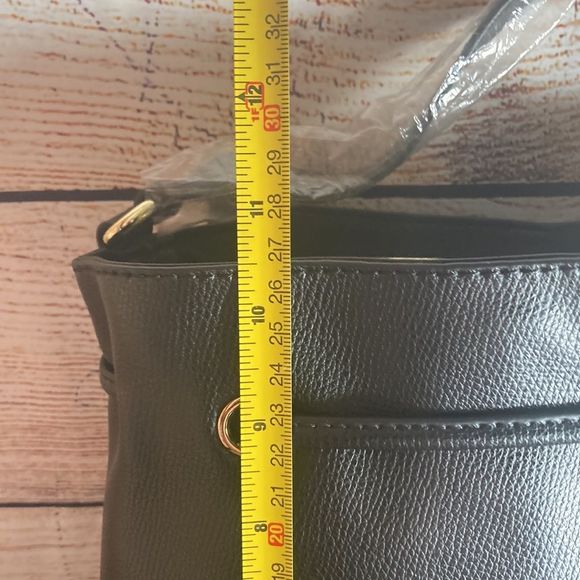 NWT Real Simple Style Black Saddle Bag - Picture 9 of 13